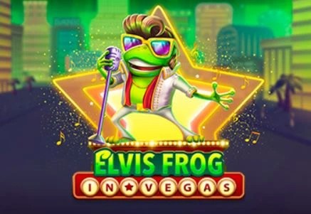 Official Slots logo: Elvis Frog in Vegas by BGAMING at ESC Casino