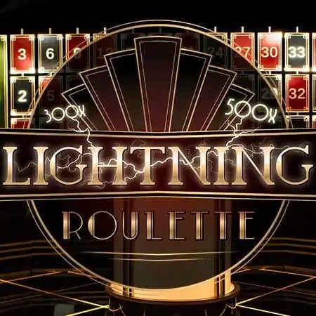 Official Live Dealer logo: Lightning Roulette by Evolution at ESC Casino