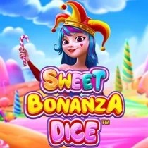 Sweet Bonanza Dice online game logo by Pragmatic Play on esc-online.casino